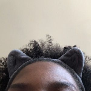 Grey cat ears